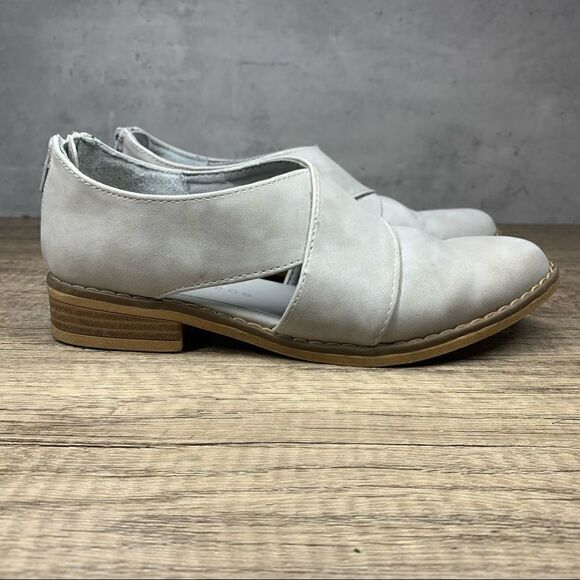 Rocket Dog-Maisie Grey Suede Ankle Loafer~Size 6 - Picture 2 of 9